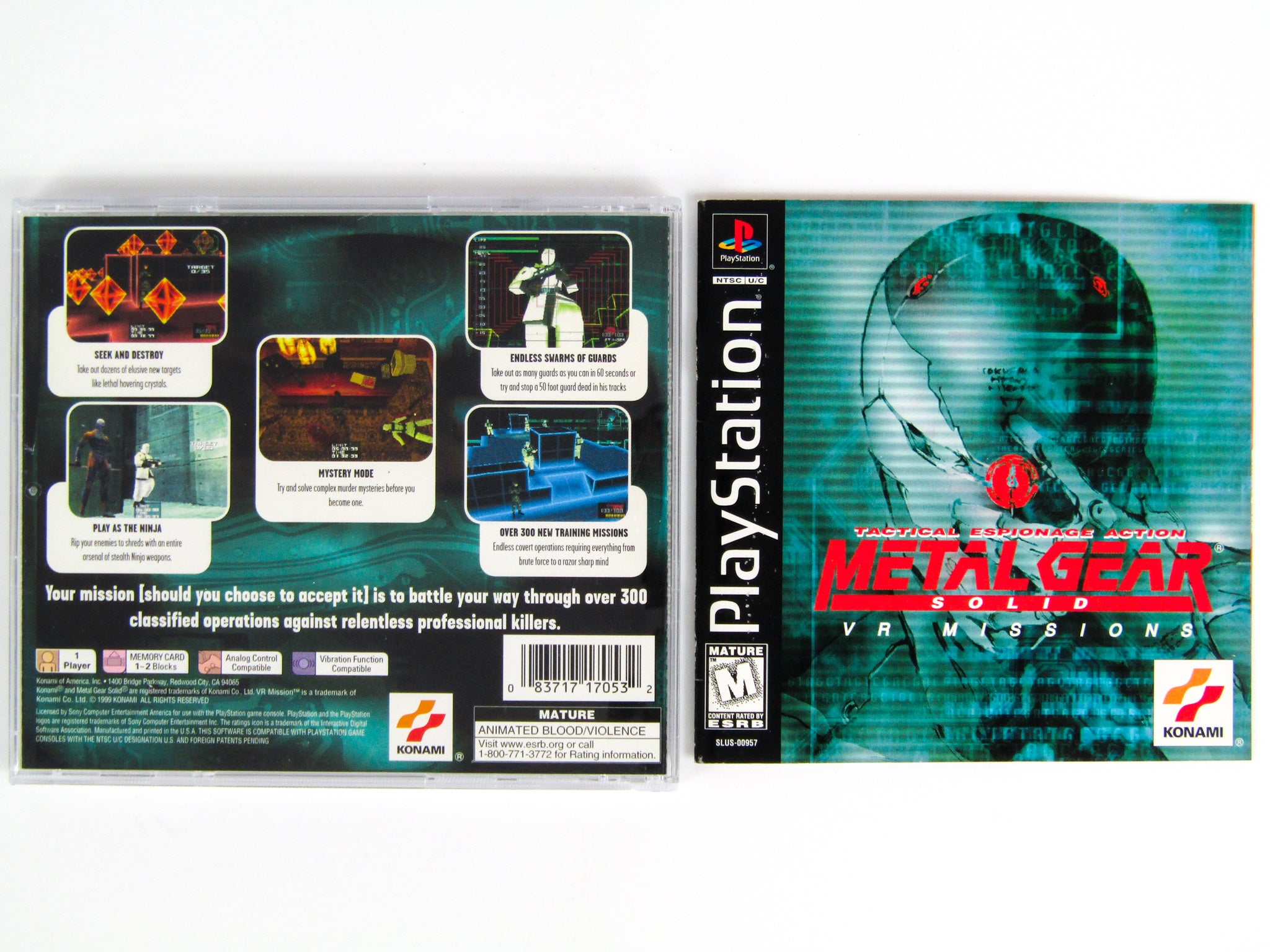 metal gear solid vr missions ps1 Metal Gear Solid VR Missions (PlayStation / PS1) – Retro MTL