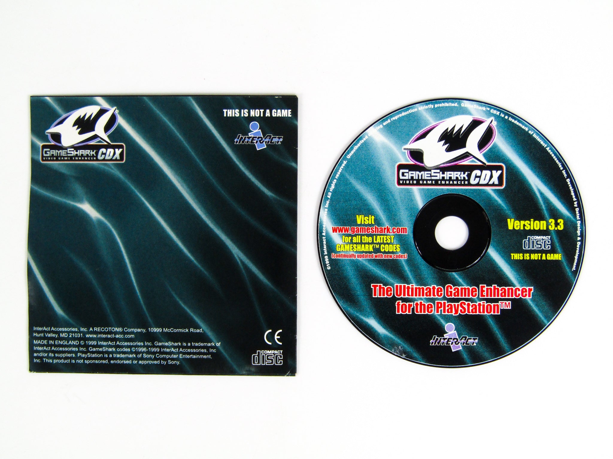 InterAct GAMESHARK Video game enhancer for Sony Playstation 1 (PS1)