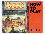 Dungeon Magic [Manual] (Nintendo / NES)