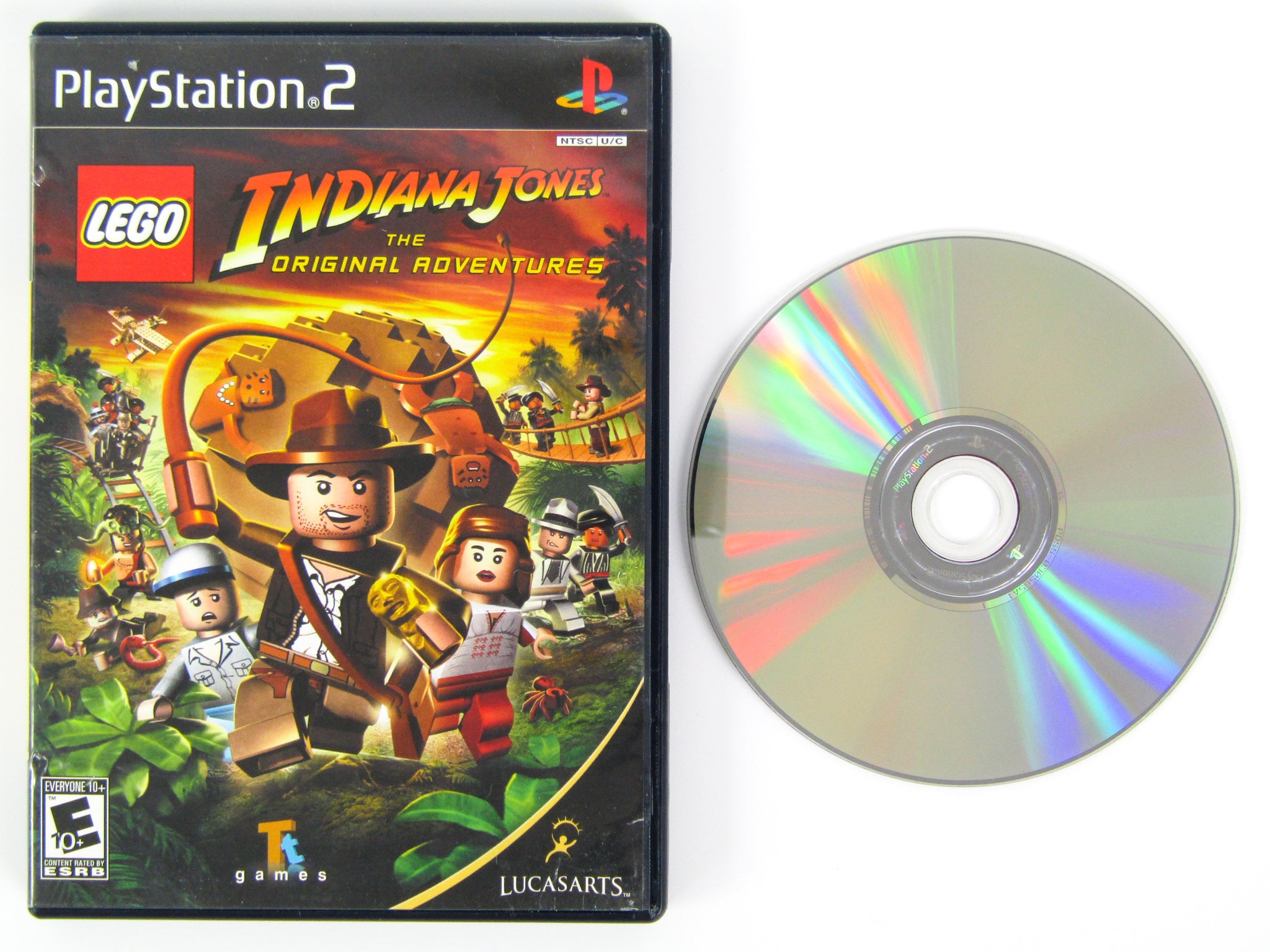 games indiana jones lego LEGO Indiana Jones The Original Adventures (PlayStation 2 / PS2