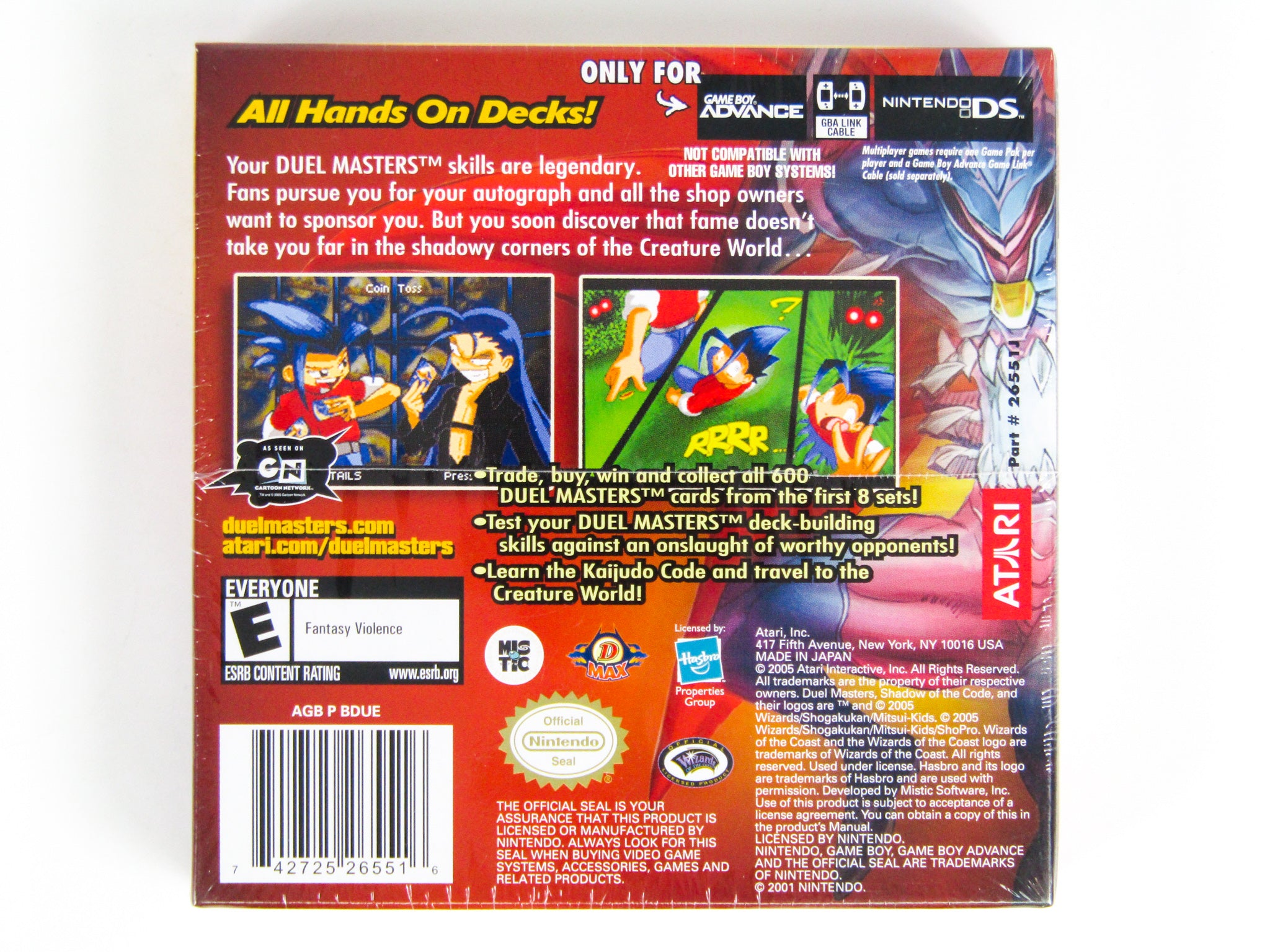 Duel Masters Shadow Of The Code Game Boy Advance GBA RetroMTL duel-masters-shadow-of-the-code-game-boy-advance-gba-retromtl