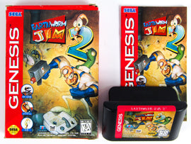 Earthworm Jim 2 [Cardboard Box] (Sega Genesis)