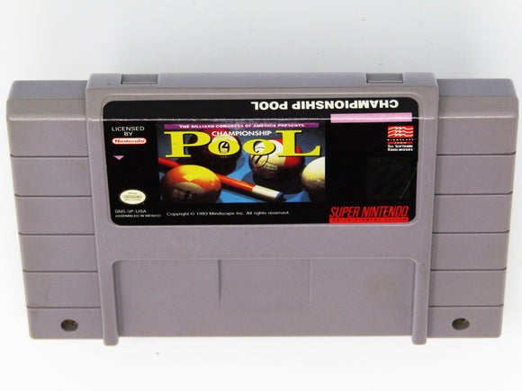 Championship Pool (Super Nintendo / SNES) – RetroMTL
