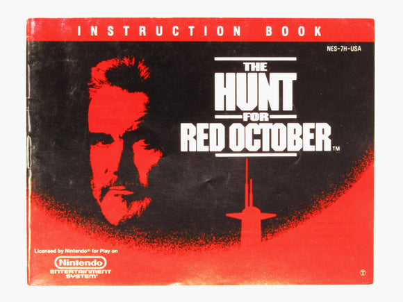 Hunt For Red October [Manual] (Nintendo / NES)