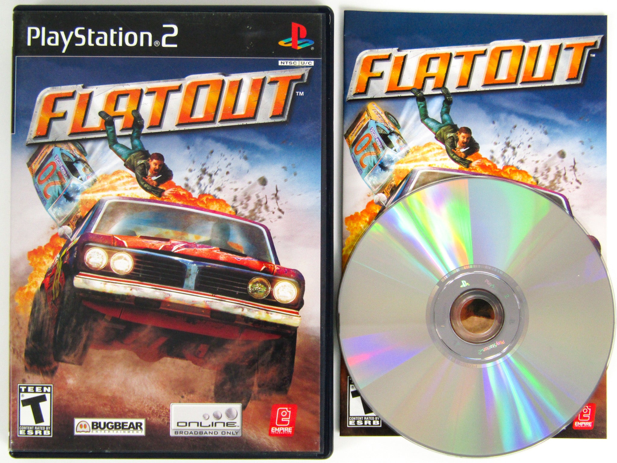 Flatout (Playstation 2 / PS2) – RetroMTL