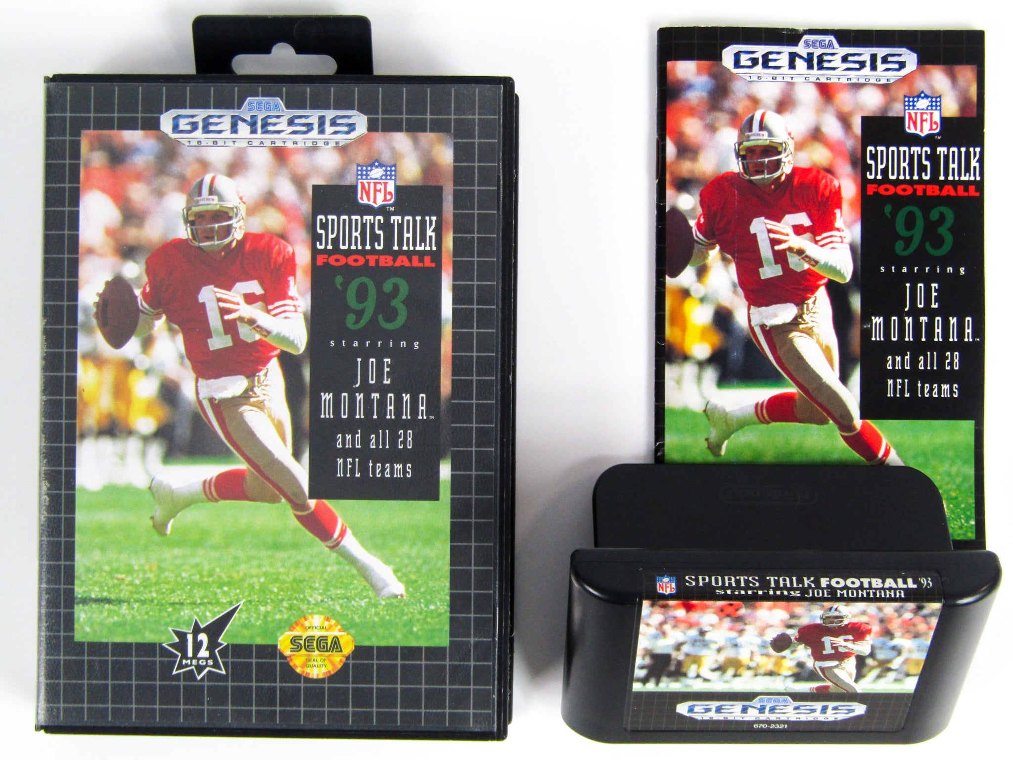 Sports Talk Football '93 Starring Joe Montana (Sega Genesis) – RetroMTL