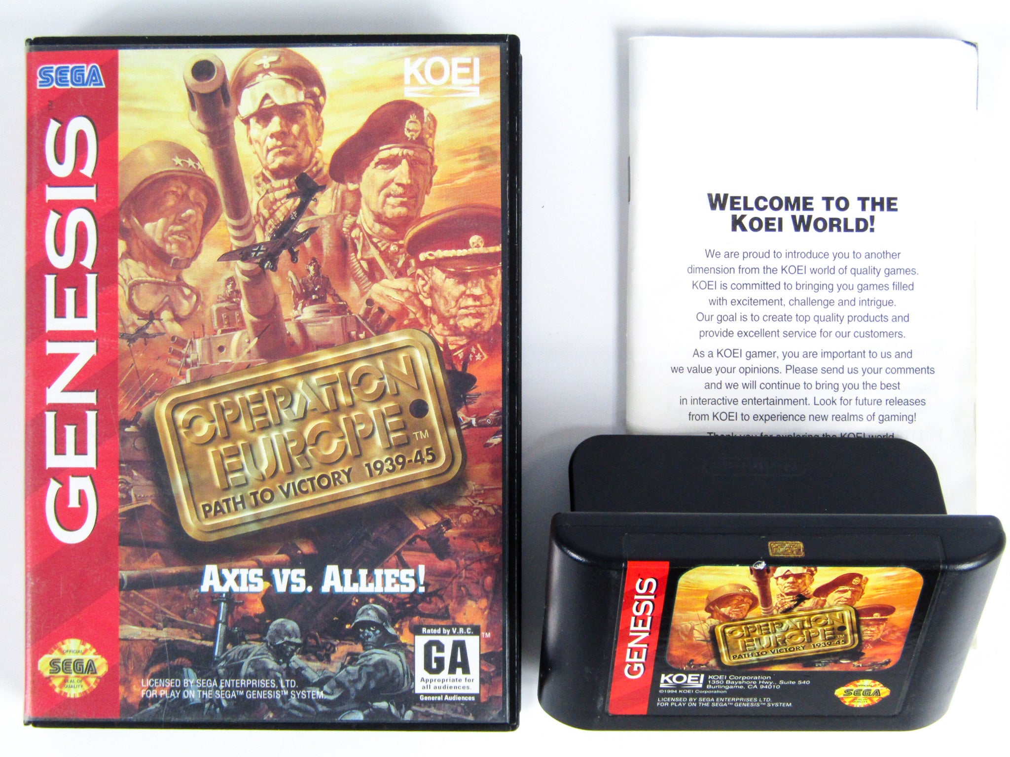 Operation Europe Path To Victory 1939-45 (Sega Genesis) – RetroMTL