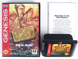 Operation Europe Path To Victory 1939-45 (Sega Genesis)