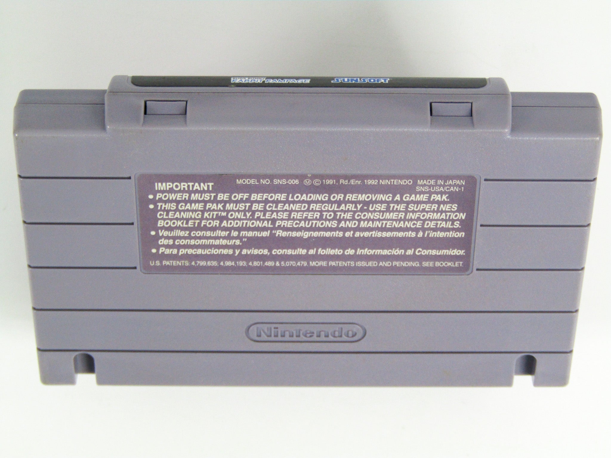 Bugs Bunny Rabbit Rampage (Super Nintendo / SNES) – RetroMTL