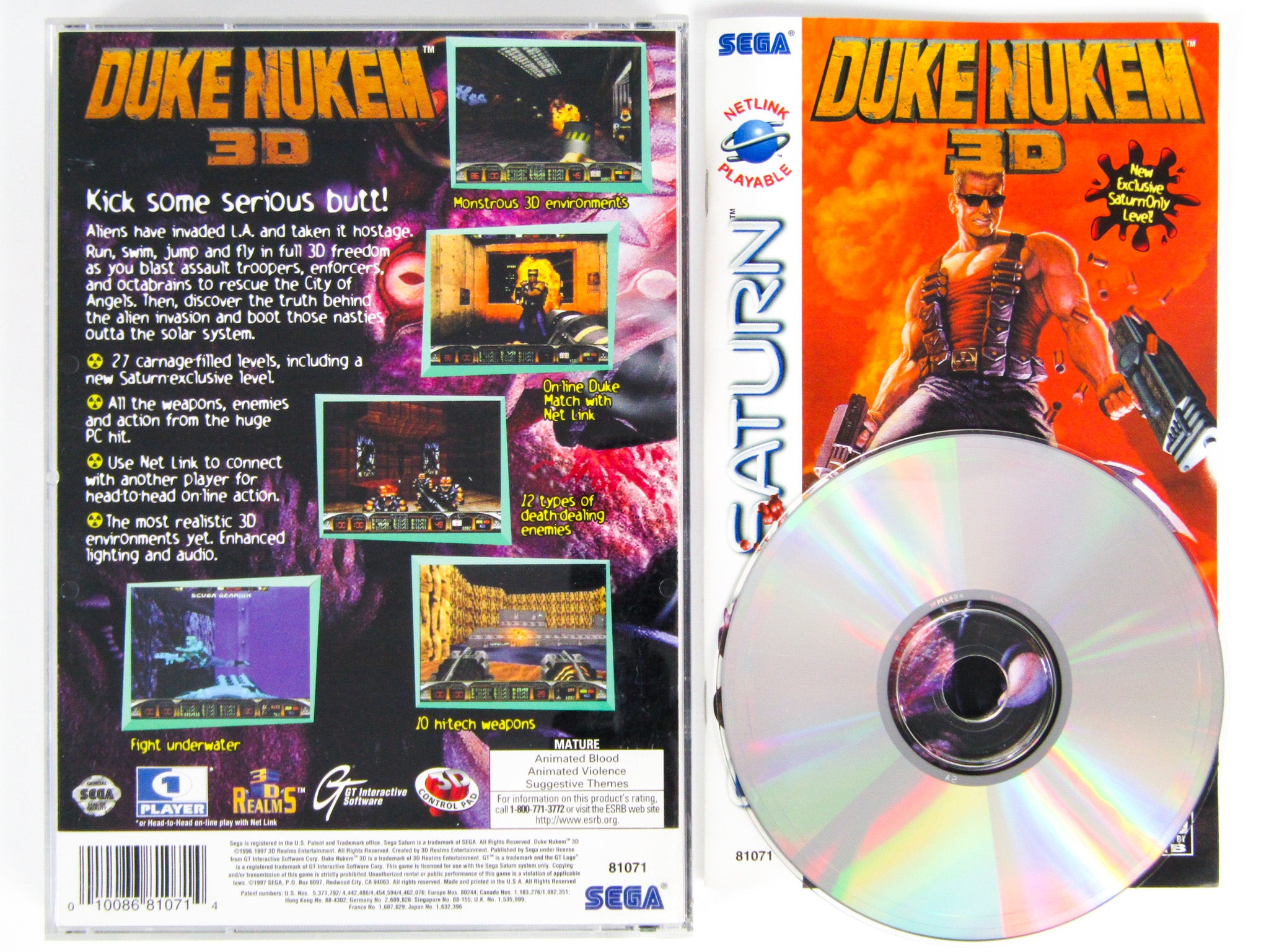 Duke Nukem 3D for good Sega Saturn