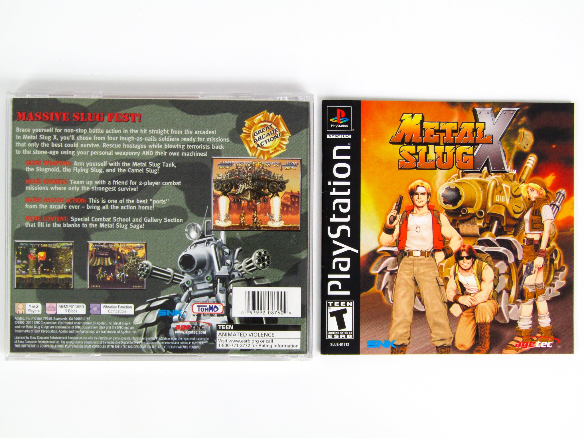 Metal Slug X (PlayStation PS1) – Retro MTL - Main Image