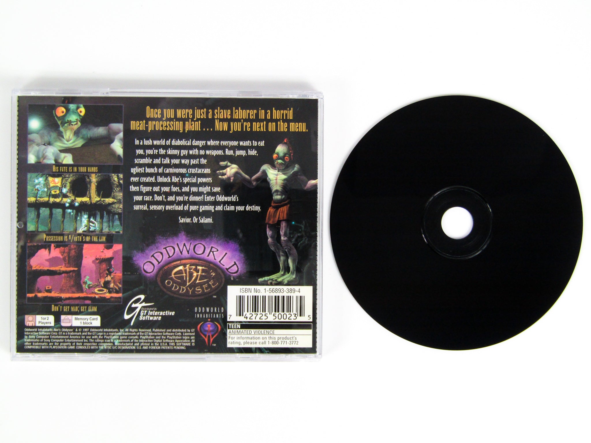 Oddworld : L'Odyssée d'Abe sur PlayStation Portable Oddworld : L'Odyssée d'Abe sur PlayStation Portable