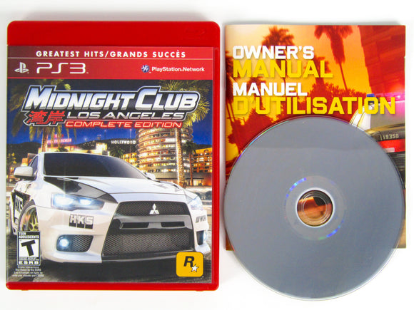 Midnight Club Los Angeles [Complete Edition] [Greatest Hits] (Playstation 3 / PS3)