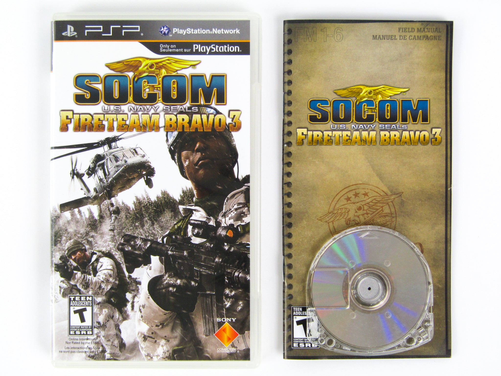 SOCOM US Navy Seals Fireteam Bravo 3 (Playstation Portable / PSP