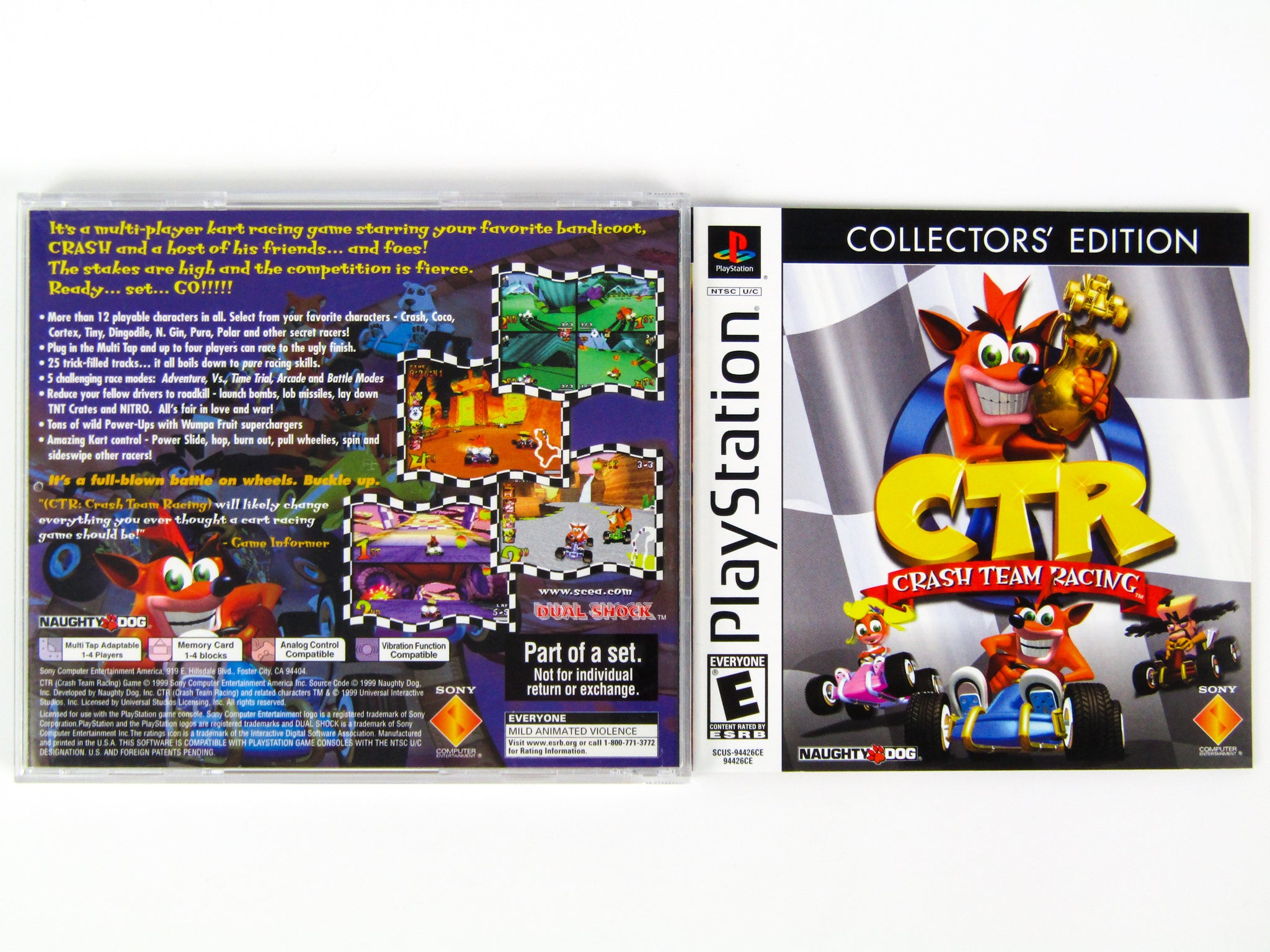 Crash Team Racing CTR - Sony Playstation 1 PS1 - Complet CIB - PAL - TBE Crash Team Racing CTR - Sony Playstation 1 PS1 - Complet CIB - PAL - TBE