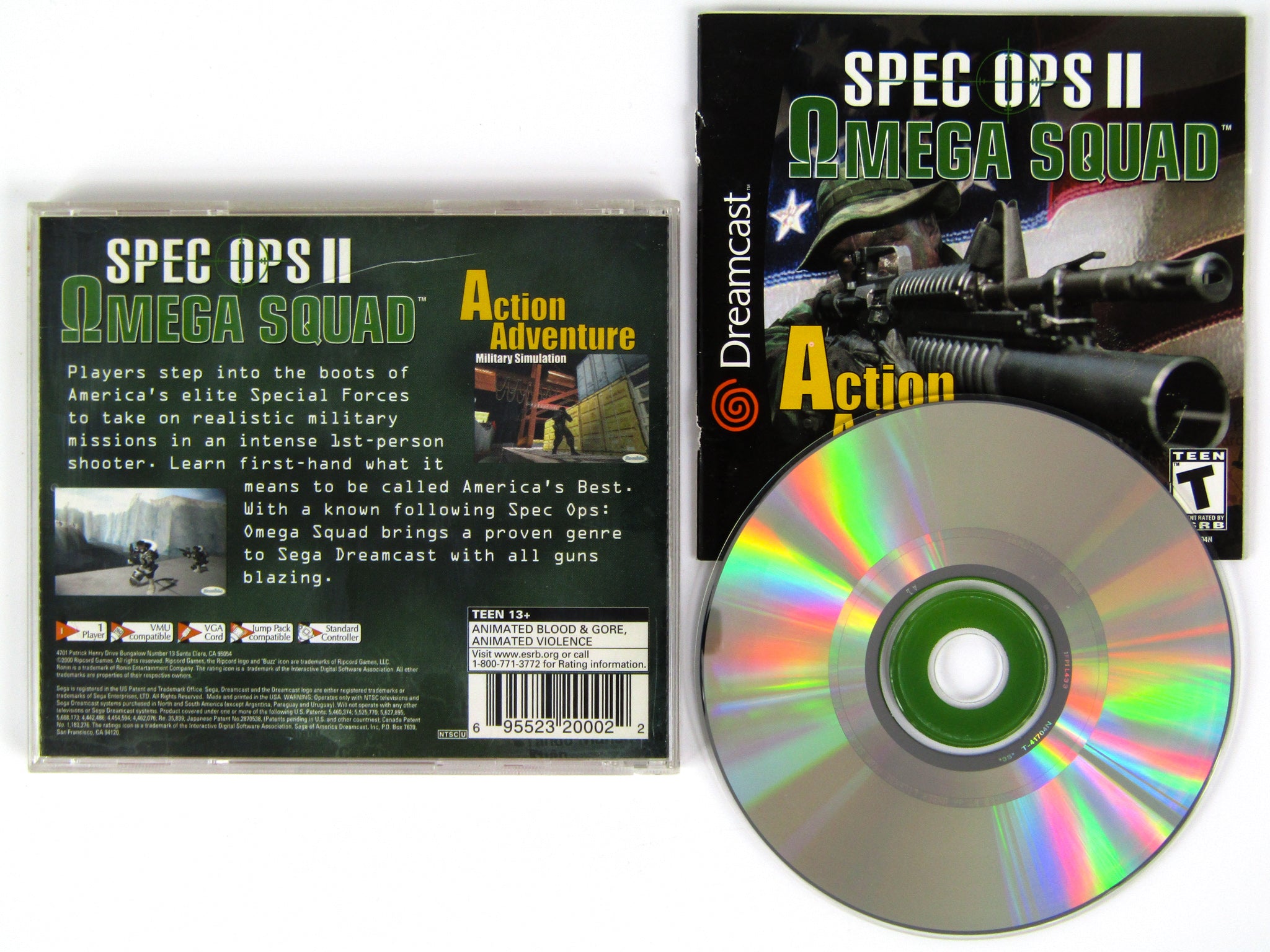 Omega Ops Spec Ops II 2 Omega Squad (Sega Dreamcast) – RetroMTL