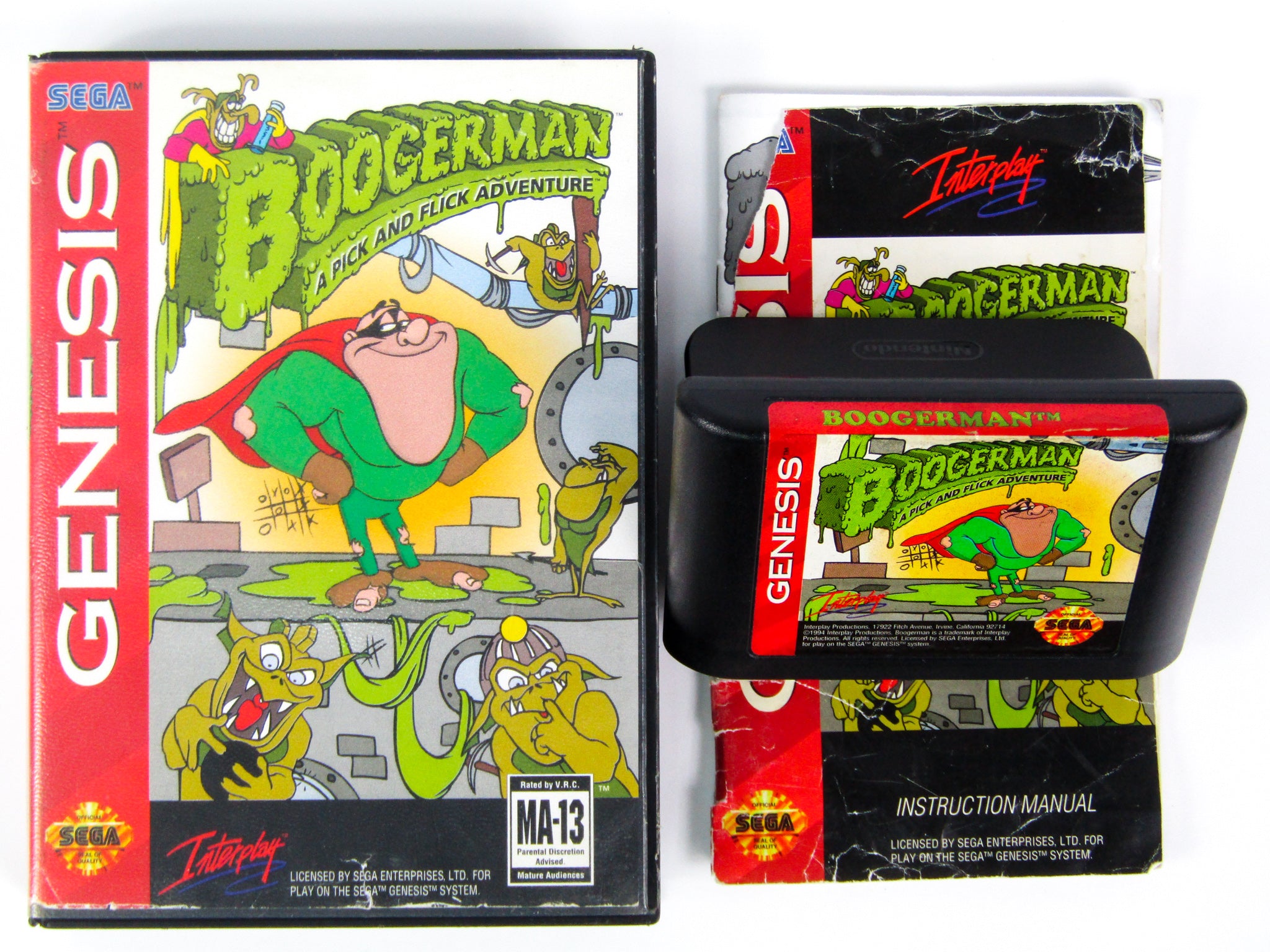 Boogerman A Pick and Flick Adventure (Sega Genesis) – RetroMTL