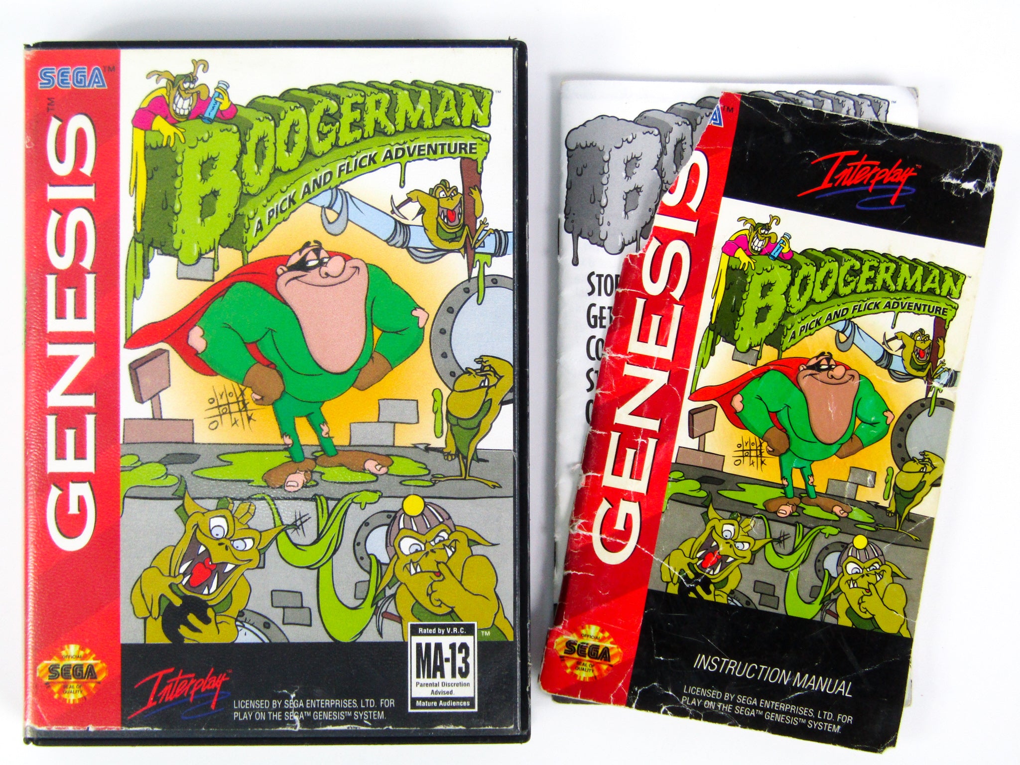 Boogerman A Pick and Flick Adventure (Sega Genesis) – RetroMTL