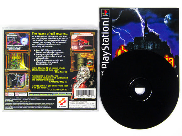 Castlevania Symphony of the Night (Playstation / PS1)