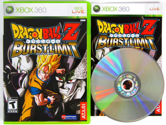 DRAGON BALL Z Burst Limit Promo Atari 2008 Bandai Juego Xbox 360 Édition EU PAL DRAGON BALL Z Burst Limit Promo Atari 2008 Bandai Juego Xbox 360 Édition EU PAL