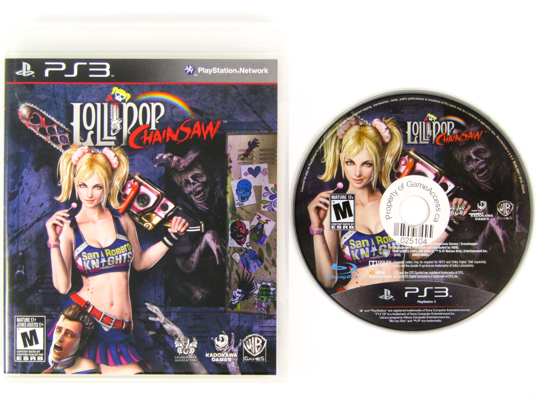 Lollipop Chainsaw on Playstation 3 outlet