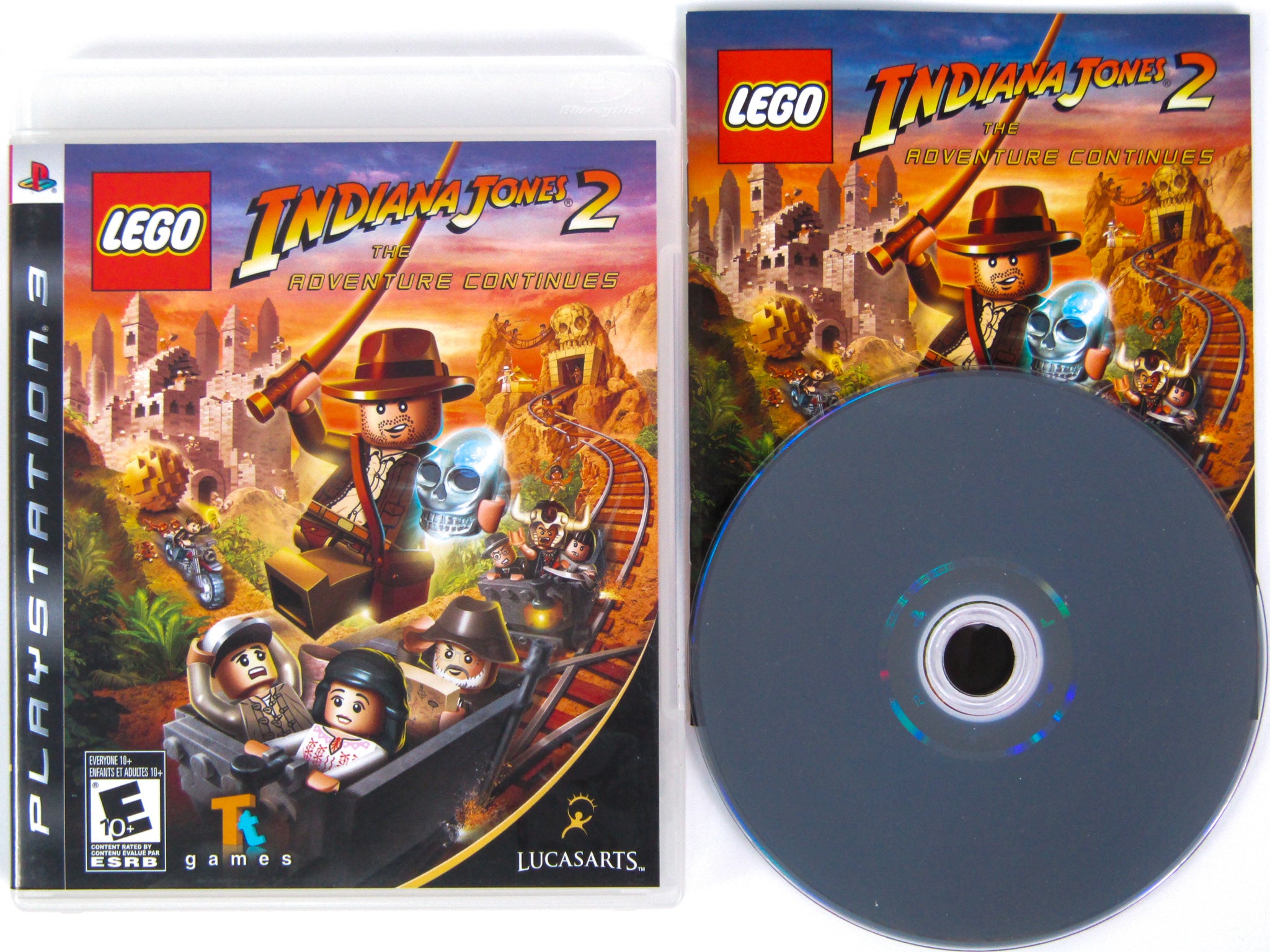 LEGO Indiana Jones 2 The Adventure Continues Playstation 3 PS3 lego-indiana-jones-2-the-adventure-continues-playstation-3-ps3