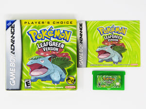 Pokemon LeafGreen Version [Player's Choice] (Game Boy Advance / GBA)