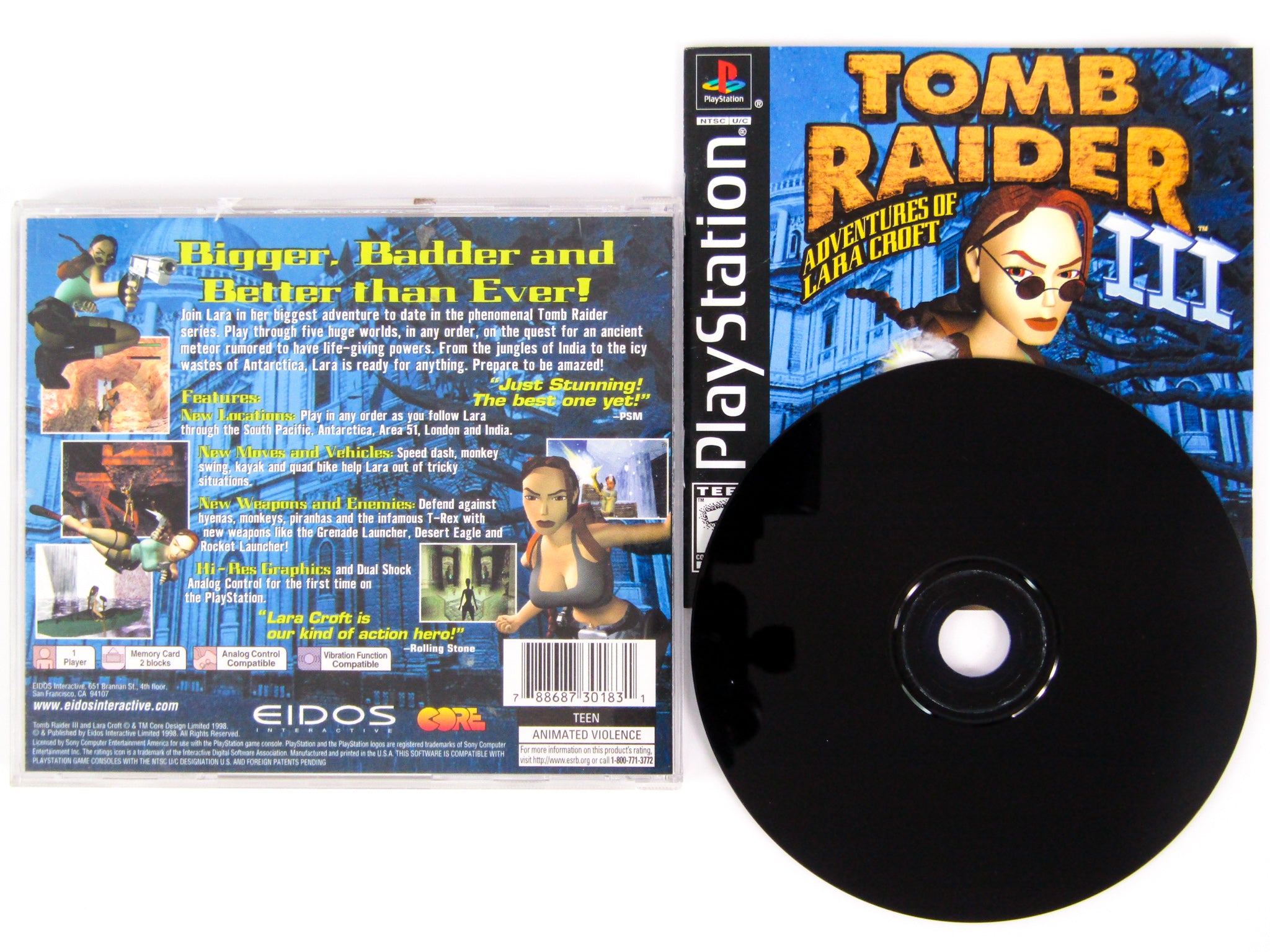 Tomb raider best sale 3 playstation 1