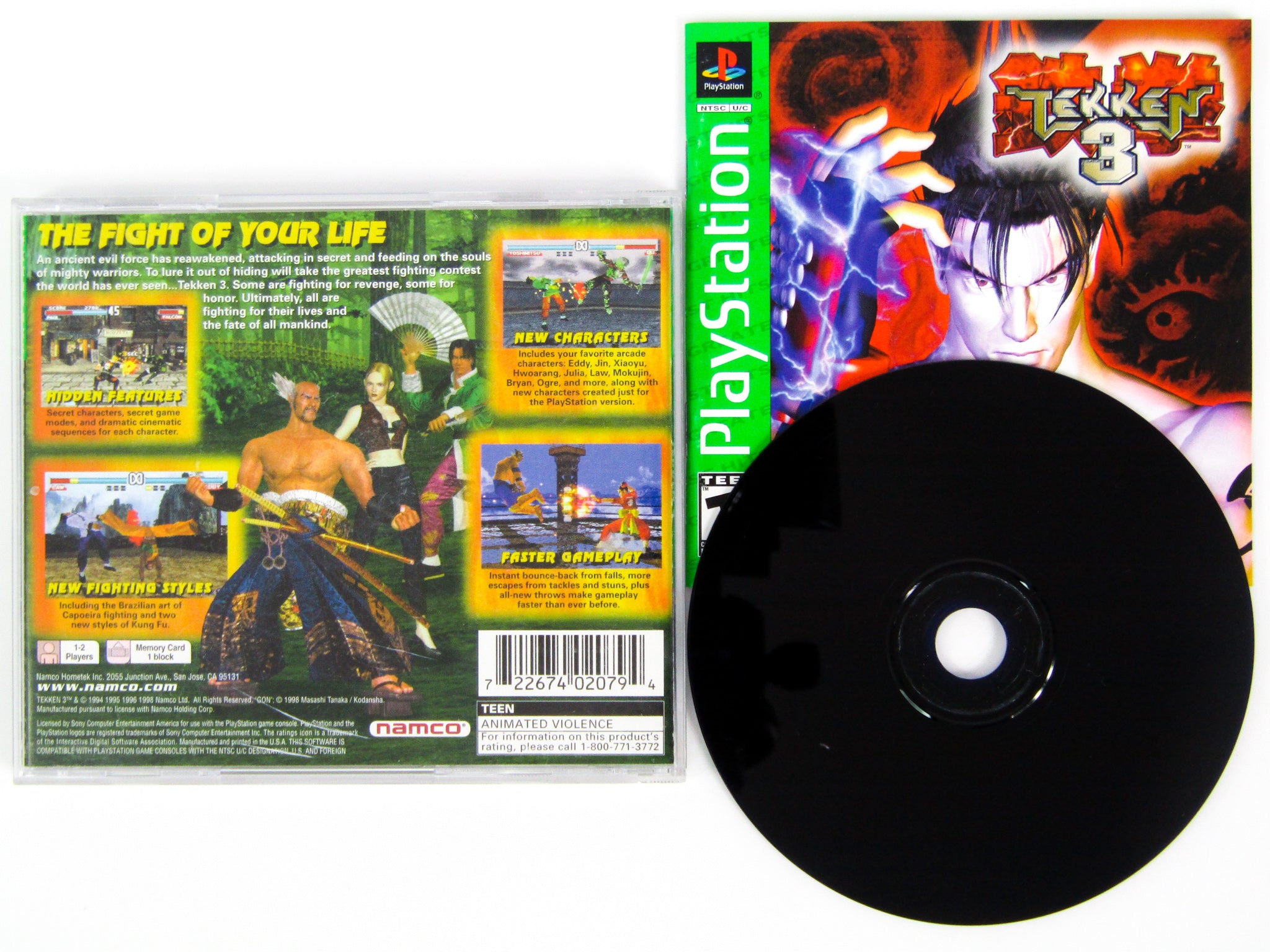 Jeux vidéo pour Sony PlayStation 1 Tekken 3 Jeux vidéo pour Sony PlayStation 1 Tekken 3