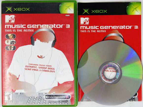 MTV Music Generator 3 This Is The Remix (Xbox)