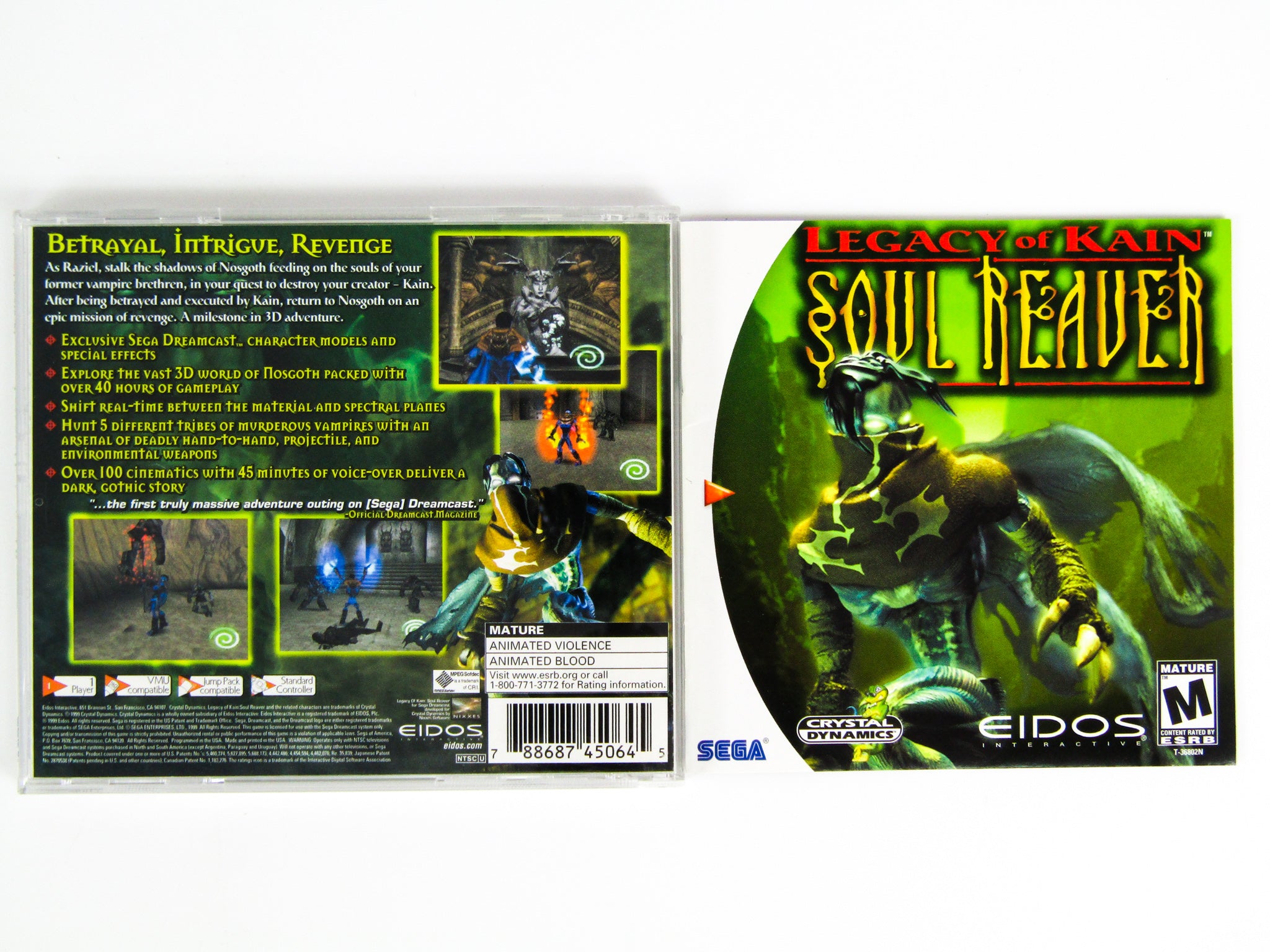 SOUL REAVER - Legacy of Kain - Dreamcast EUR 49,00 - FR SOUL REAVER - Legacy of Kain - Dreamcast EUR 49,00 - FR