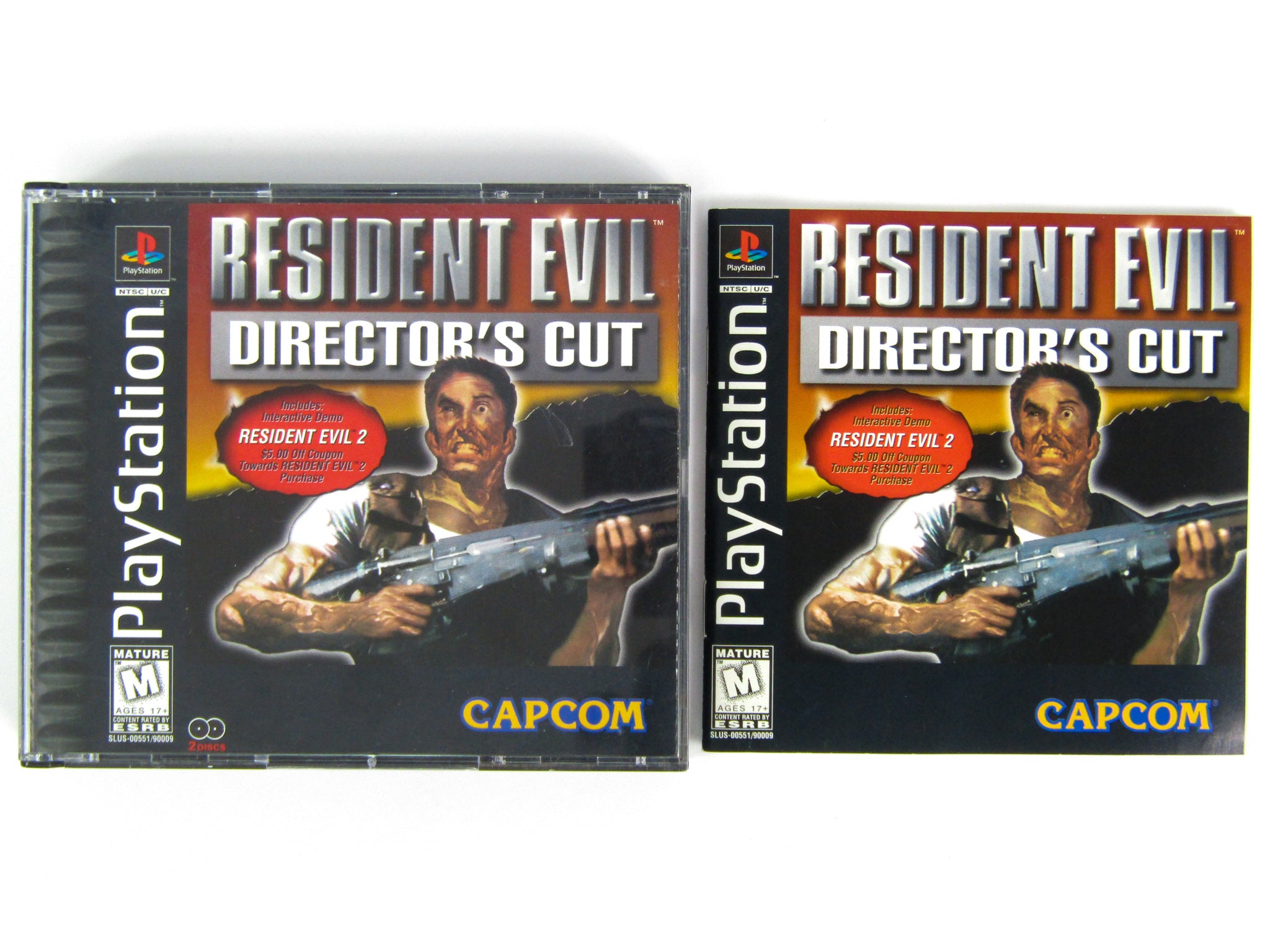 Resident outlet Evil Director's Cut 2 Disc For Playstation 1