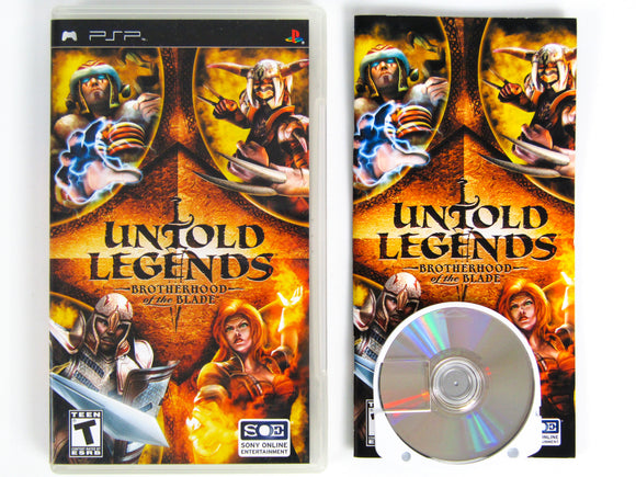 Untold Legends Brotherhood Of The Blade (Playstation Portable / PSP)