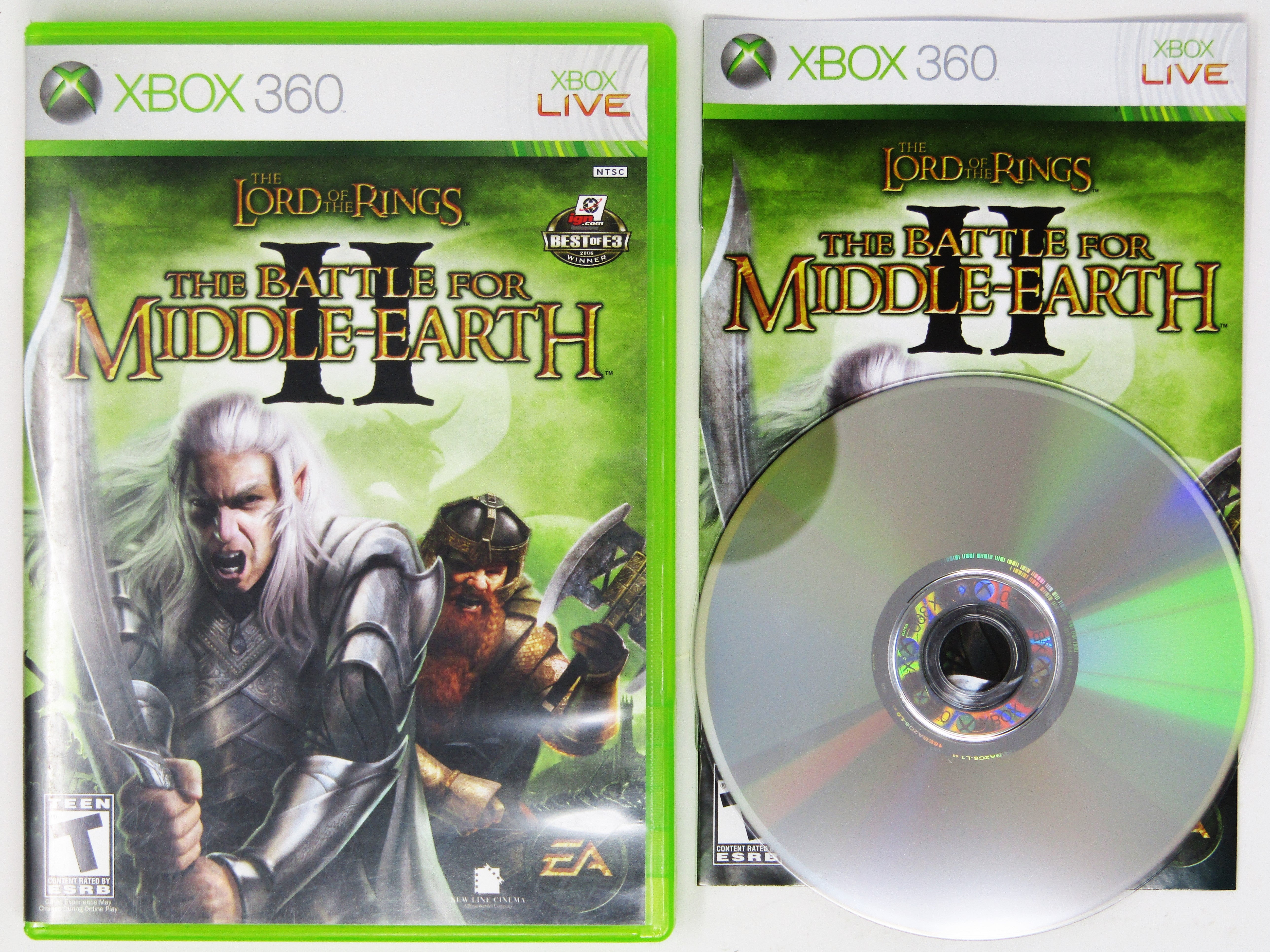 Lord of the Rings: The Battle for Middle-Earth II (Xbox 360 2006) Mint w  Guide 14633151978