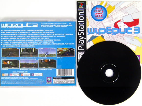 Wipeout 3 (Playstation / PS1)