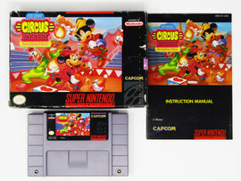 The Great Circus Mystery Starring Mickey And Minnie (Super Nintendo / SNES)