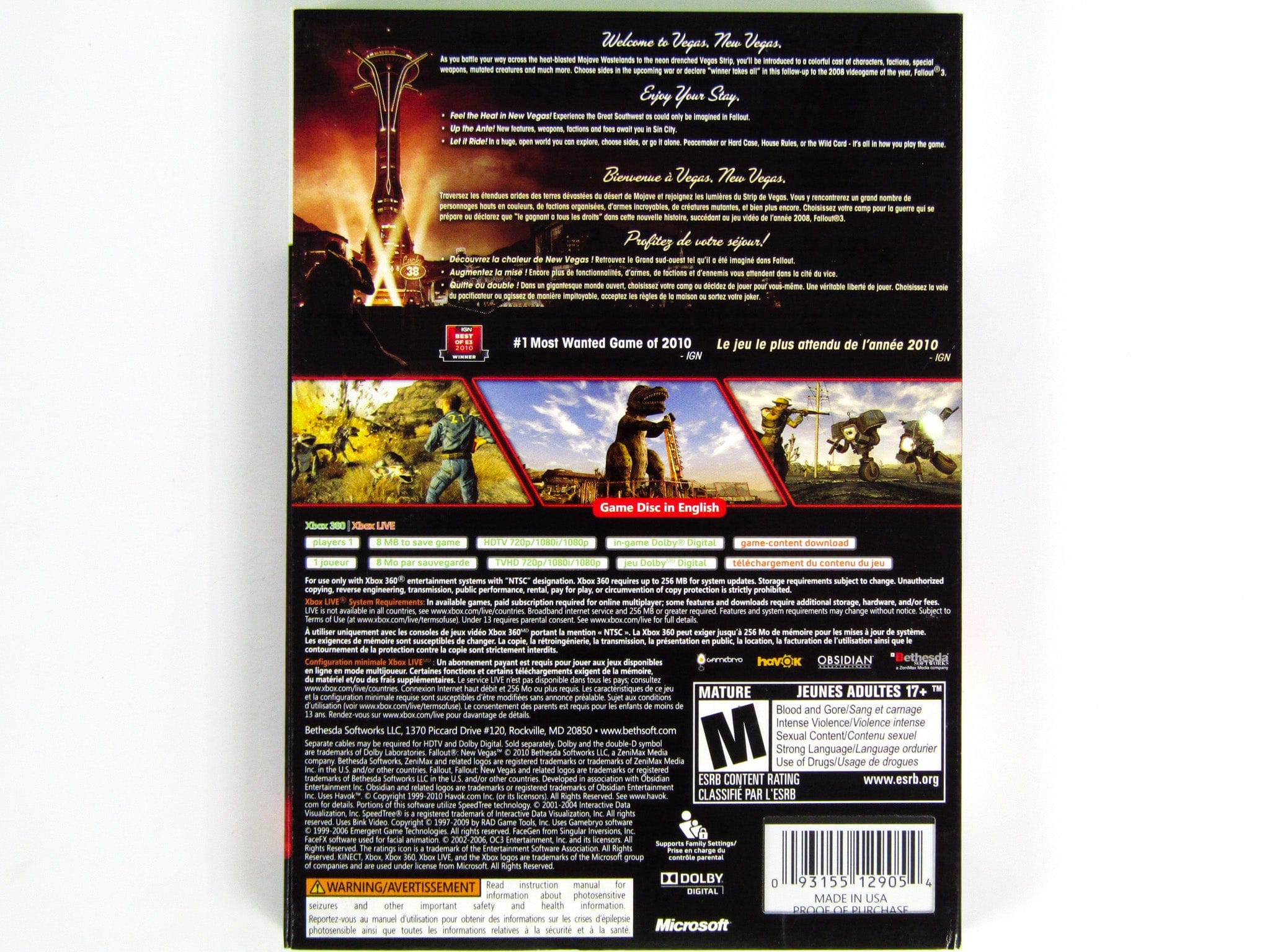 Fallout: New Vegas (Xbox 360) - RetroMTL