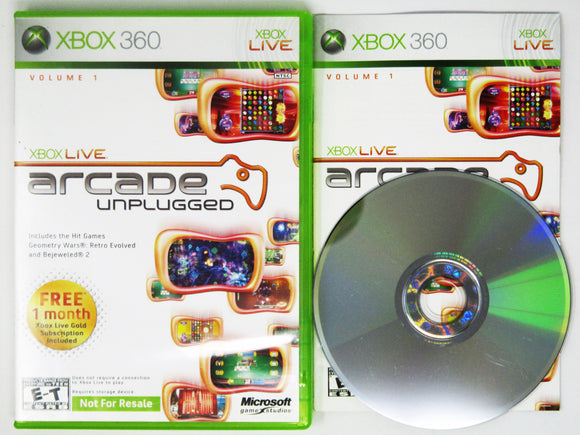 Xbox Live Arcade Unplugged [Not For Resale] (Xbox 360)
