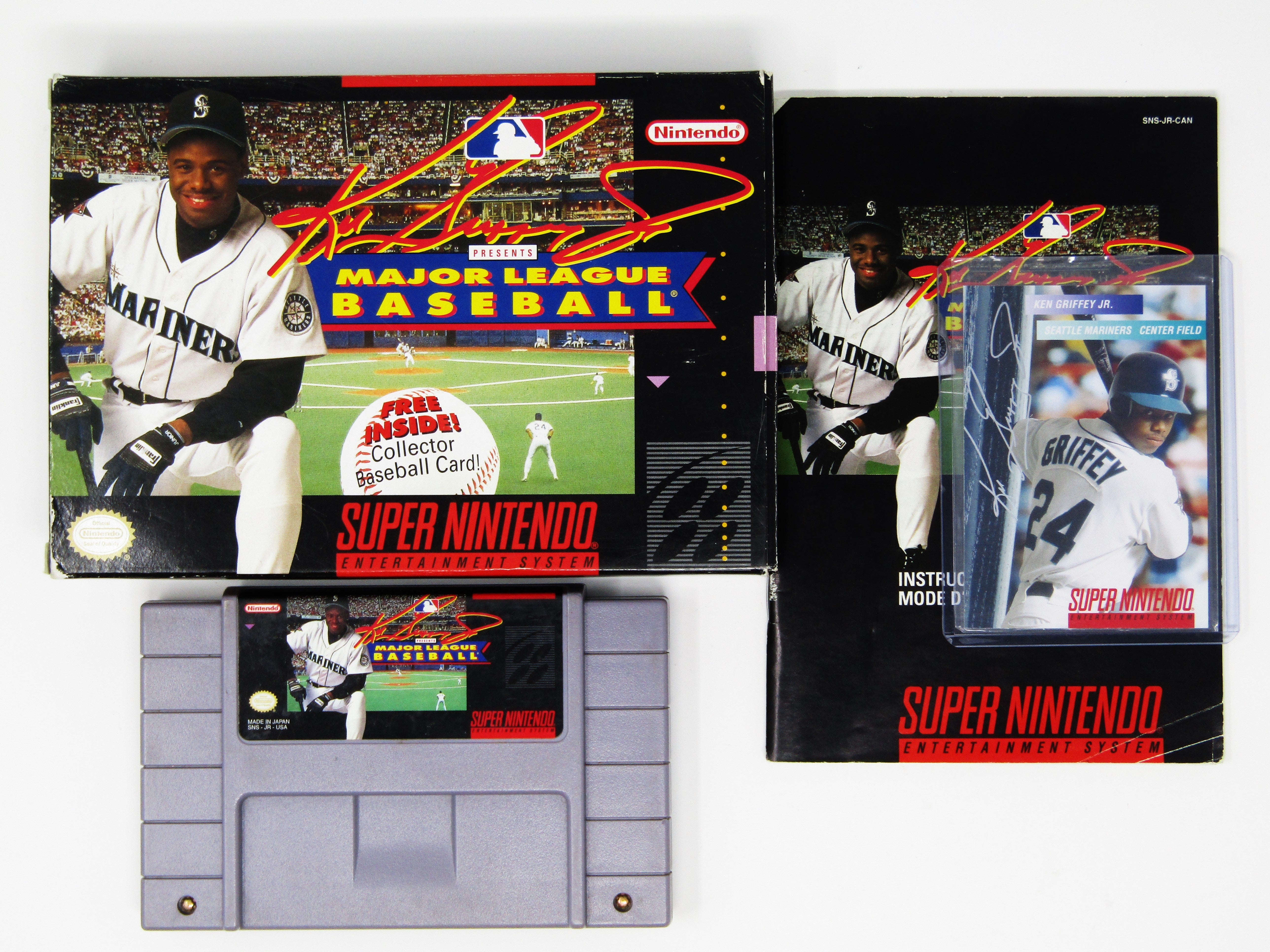 Ken Griffey Jr Super Nintendo Poster Rare! Nmt for Sale in Norwalk