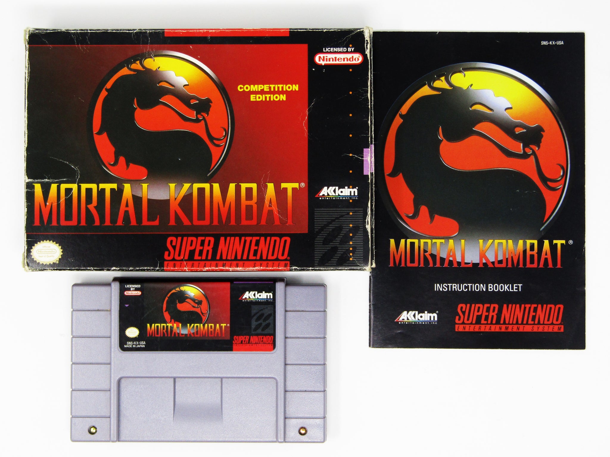 Mortal Kombat (Super Nintendo SNES) WATA 8.5 A on Fanatics Collect Mortal Kombat (Super Nintendo SNES) WATA 8.5 A on Fanatics Collect
