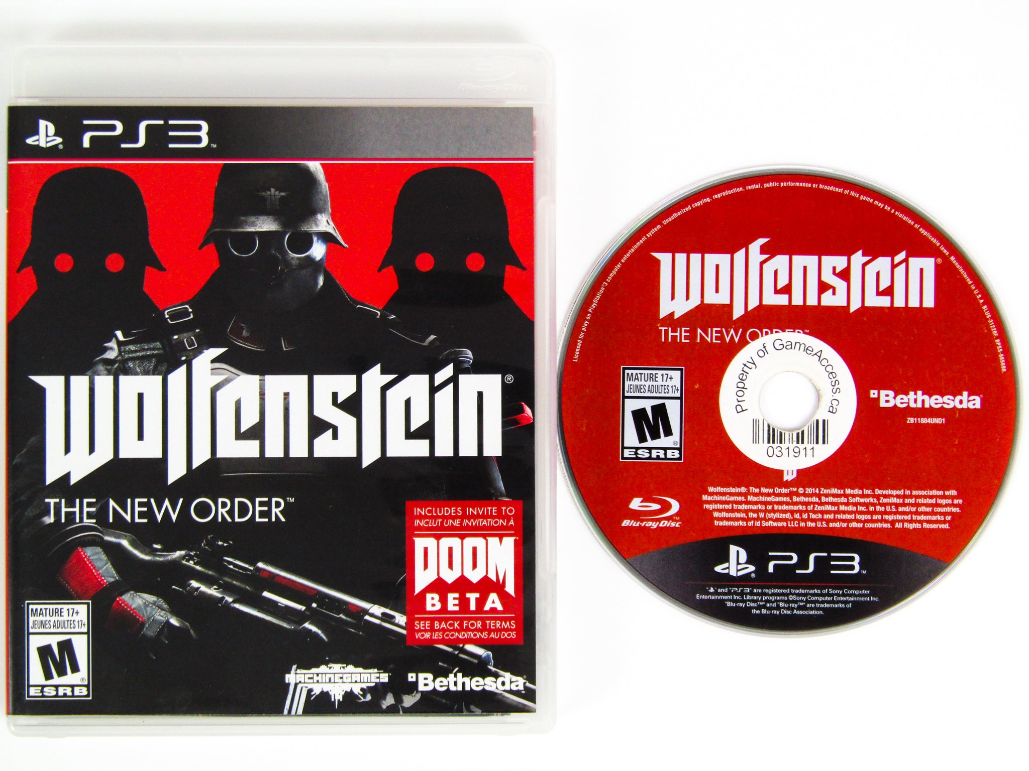 Wolfenstein The New Order Playstation 3 PS3 RetroMTL wolfenstein-the-new-order-playstation-3-ps3-retromtl