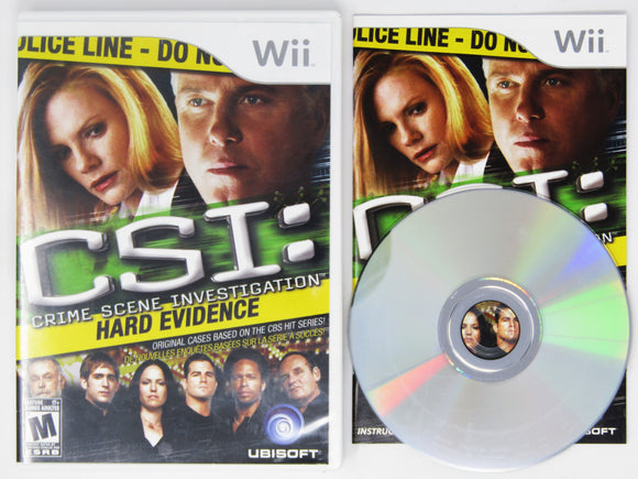 CSI Hard Evidence (Nintendo Wii)