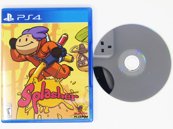Splasher PS4 PS5 neuf sous blister rare limited run Splasher PS4 PS5 neuf sous blister rare limited run