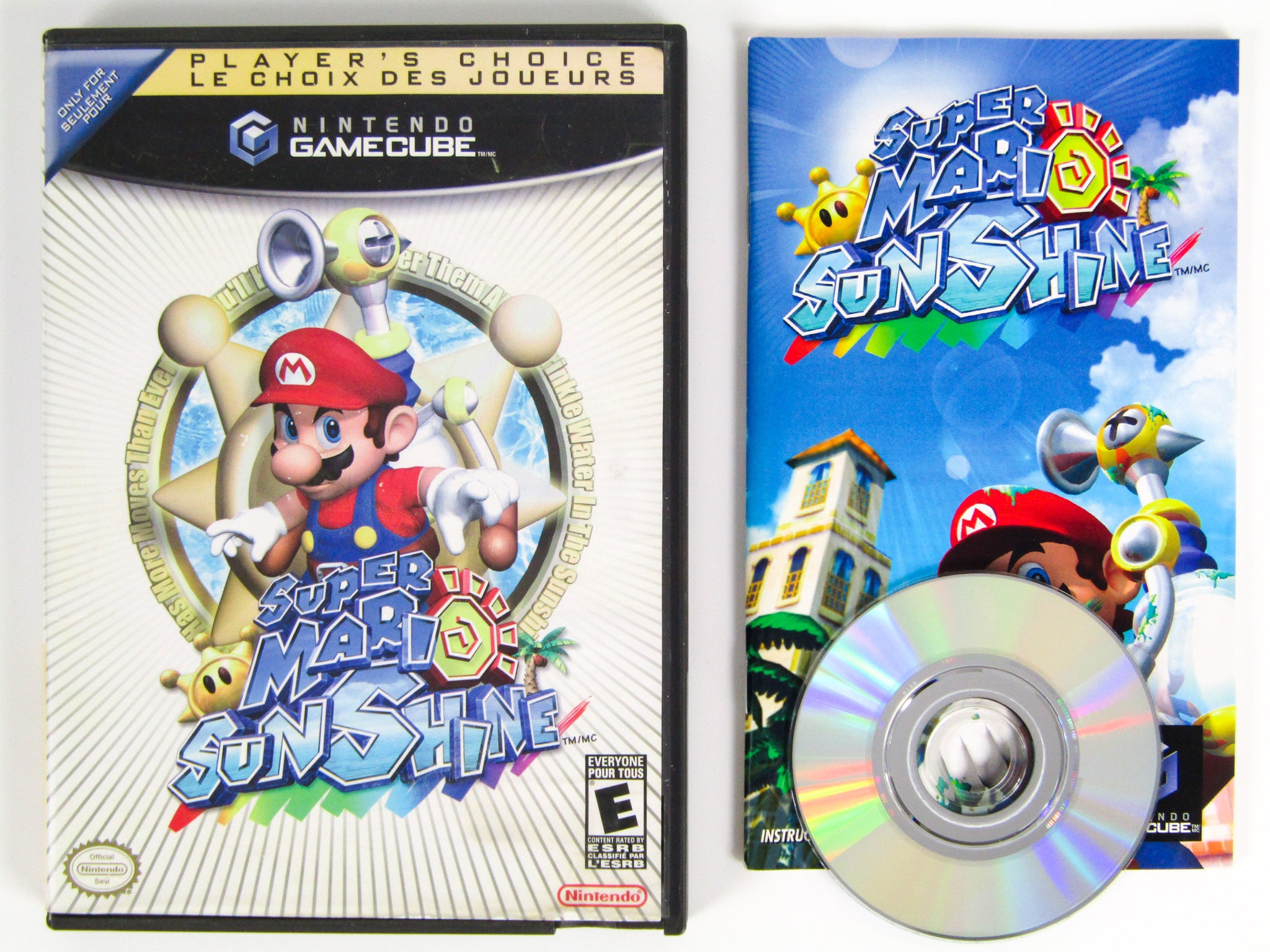 Luigi's Mansion Player's fashion Choice and Super Mario Sunshine for GameCube