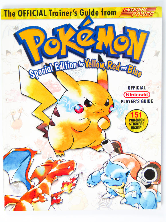 Pokemon Trainer Guide Yellow, Red and Blue (nintendo pokemon special  edition for yellow, red and blue)