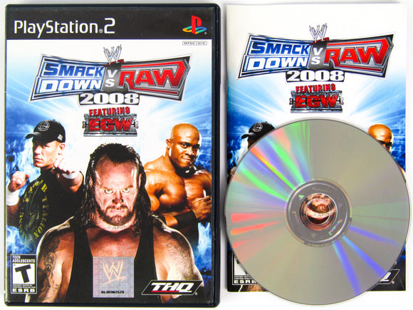 WWE Smackdown Vs. Raw 2008 (Playstation 2 / PS2)