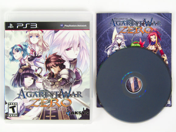 Record Of Agarest War Zero (Playstation 3 / PS3)