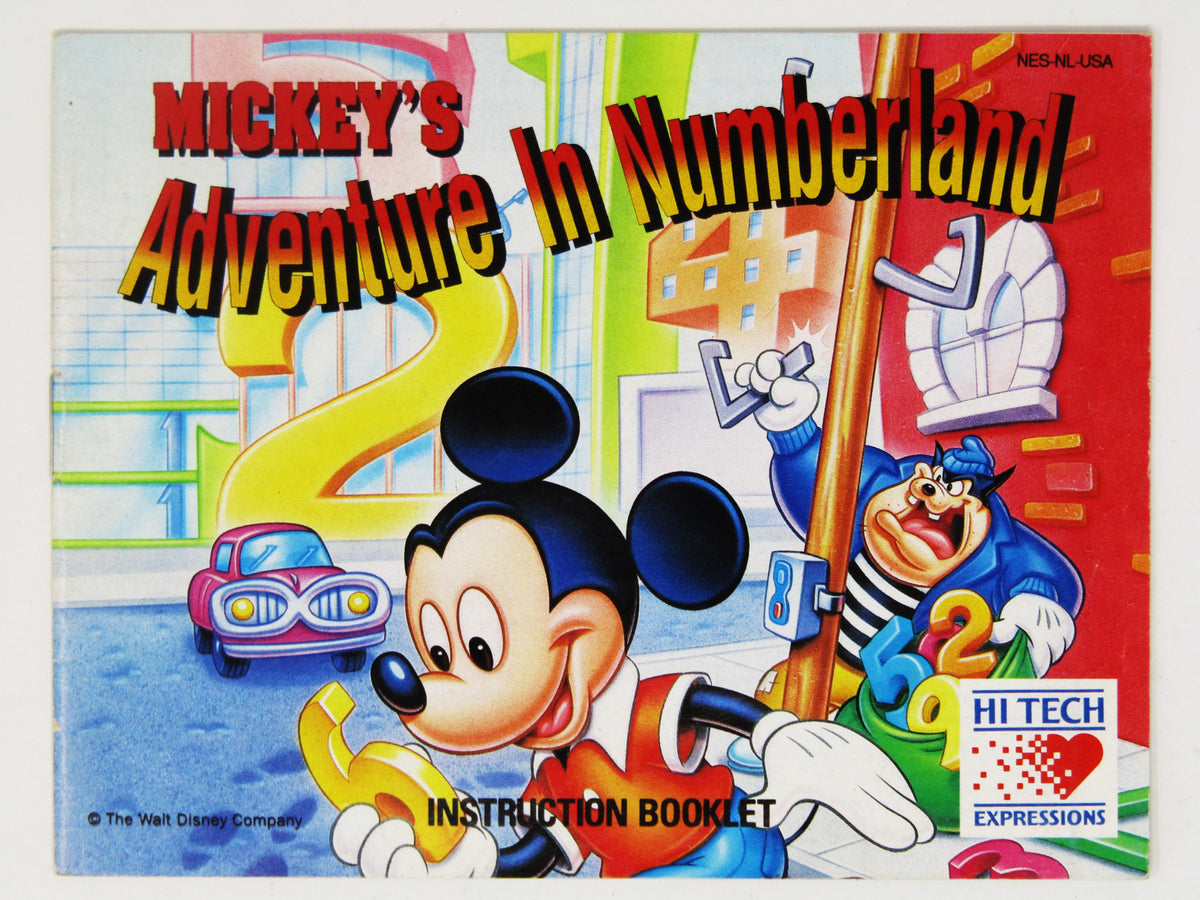 Mickey's Adventure in sale Numberland for Nintendo NES