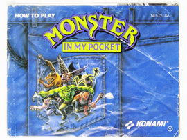 Monster In My Pocket [Manual] (Nintendo / NES)