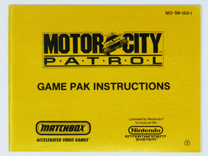 Motor City Patrol (Nintendo / NES)